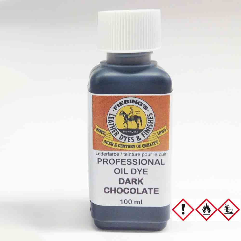 Fiebing's Professional Oil Dye  DARK CHOCOLATE 100 ml Schwarzer Schokoladenbraun